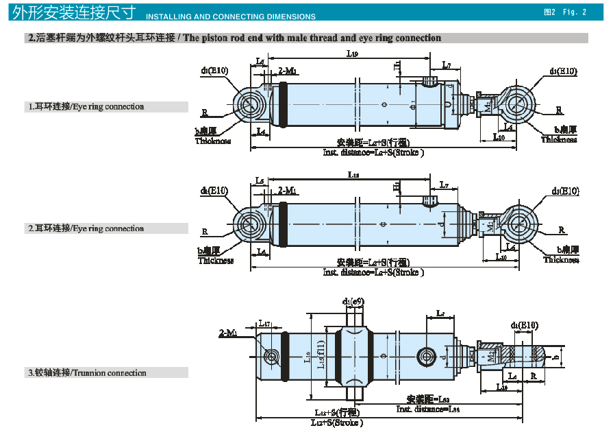 HSG系列基型双作用单杆活塞式液压缸