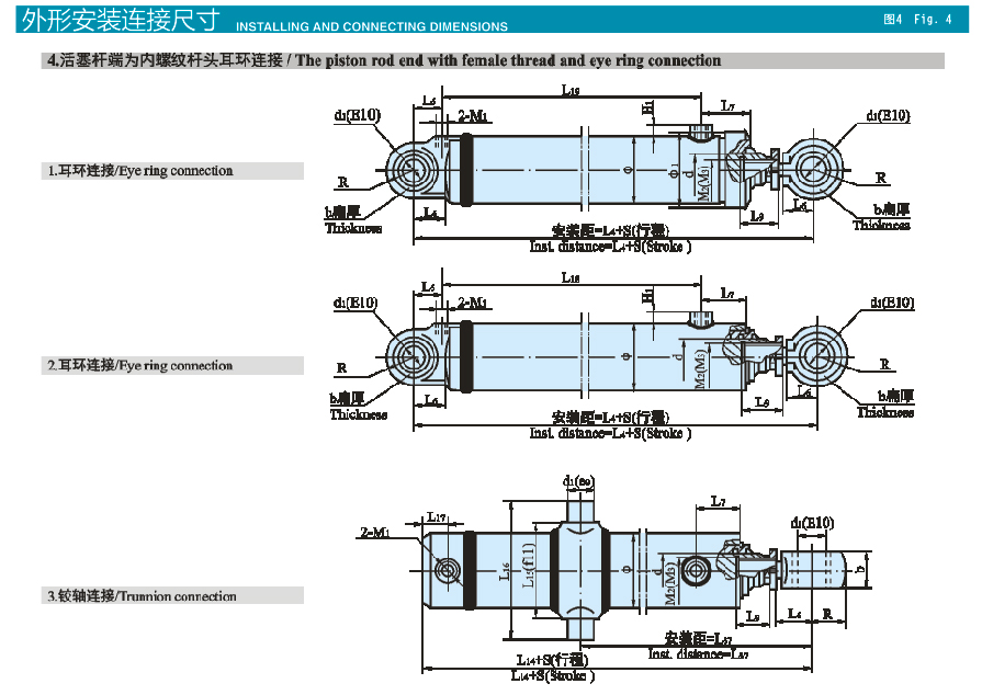 HSG系列基型双作用单杆活塞式液压缸