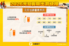 元旦游览炽热残局：最热目标地南京前十，清远、铜川、抚顺增速最快 ...