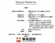 Pinecone Wisdom Inc.递表港交所