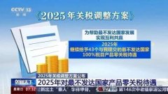 关税最新安排！43国100%税目产物零关税